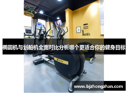 椭圆机与划船机全面对比分析哪个更适合你的健身目标